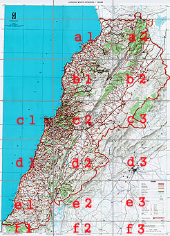 South Lebanon Map